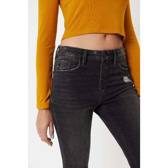 ✨2/$20 KanCan Cassidy Hi Rise Ankle Skinny Stretch Jean Button Fly 15 31 H14545 - Picture 8 of 16